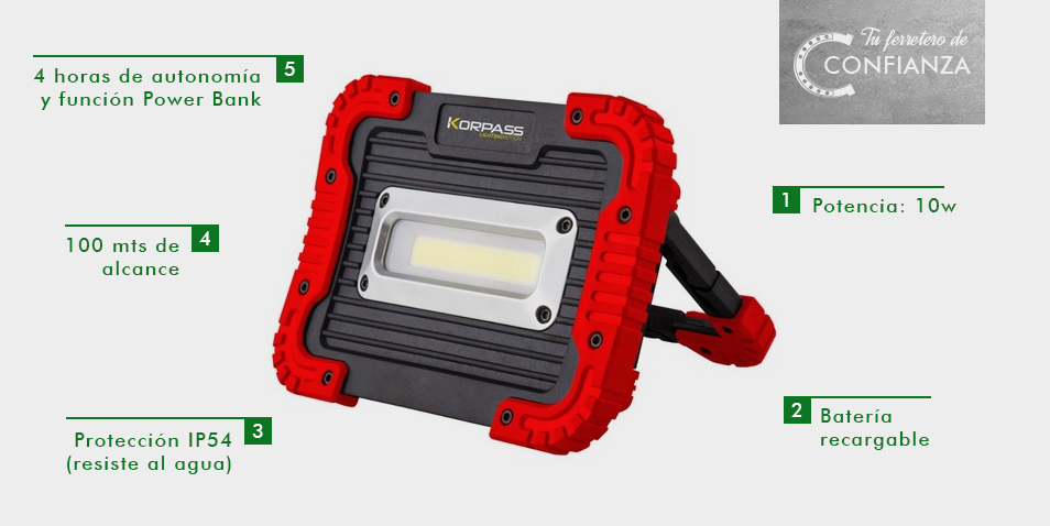 Proyector-LED-Recargable-COB-Korpass