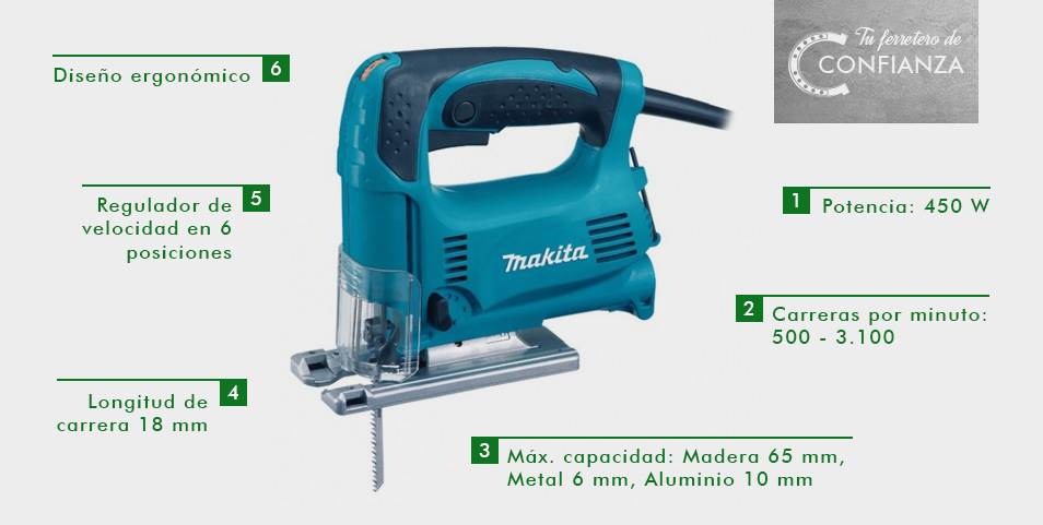 Sierra de calar pendular 4329K MAKITA