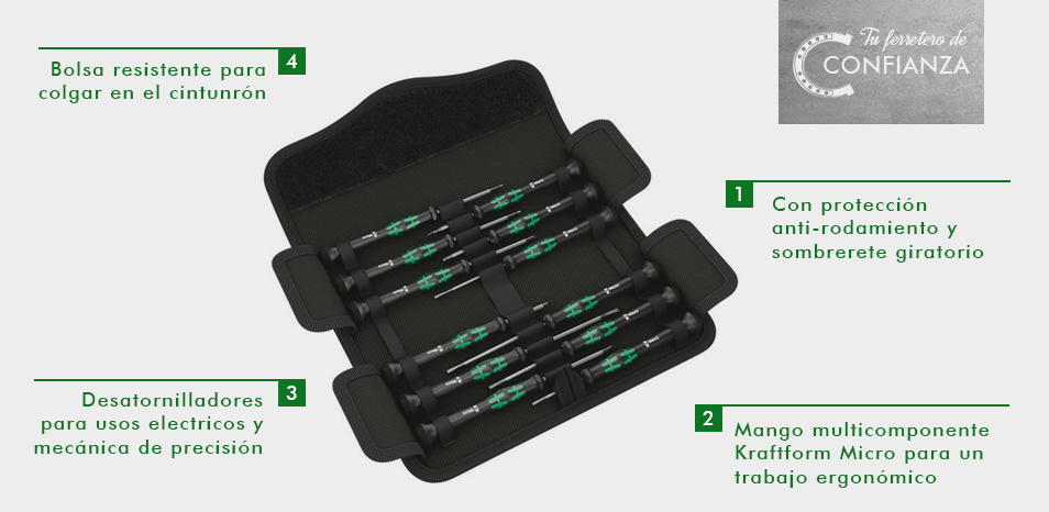 Juego-de-destornilladores-12-piezas-Kraftform-Micro-WERA
